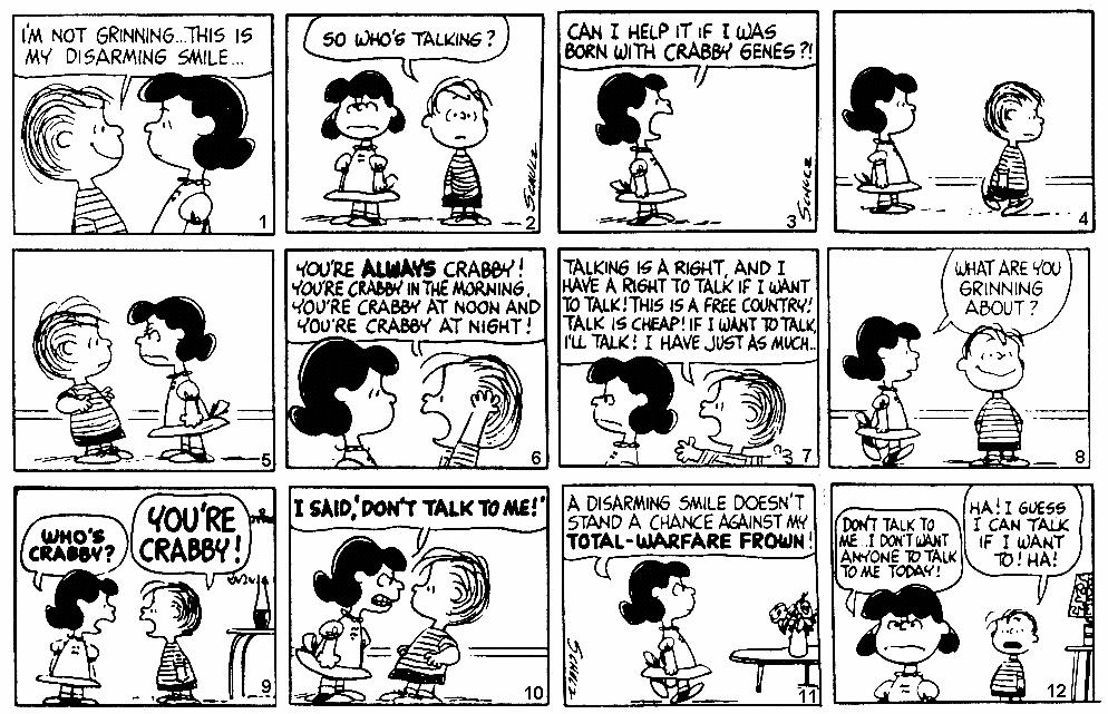 Peanuts Comics Lucy