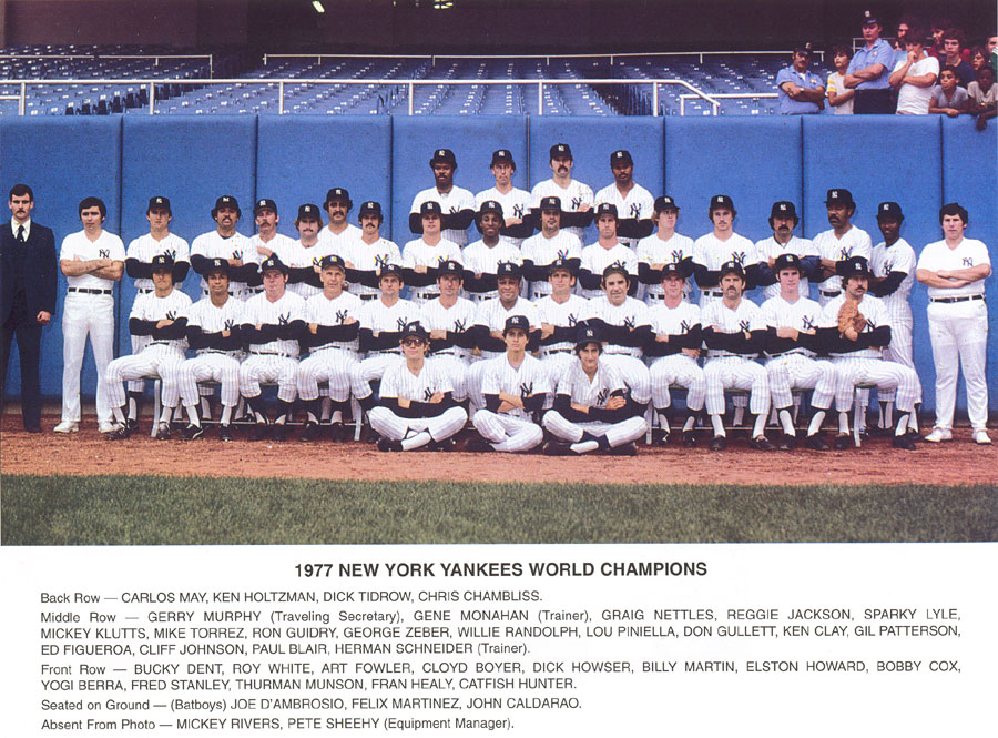 1977, yankees, world, champs