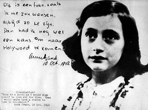 anne frank note