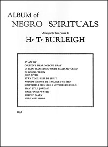 burleigh spirituals